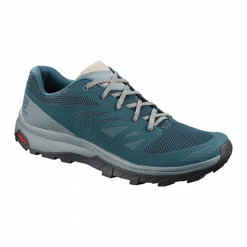 Zapatillas Trekking Salomon Hombre Azules - Salomon Argentina OUTLINE ,130468-FYT